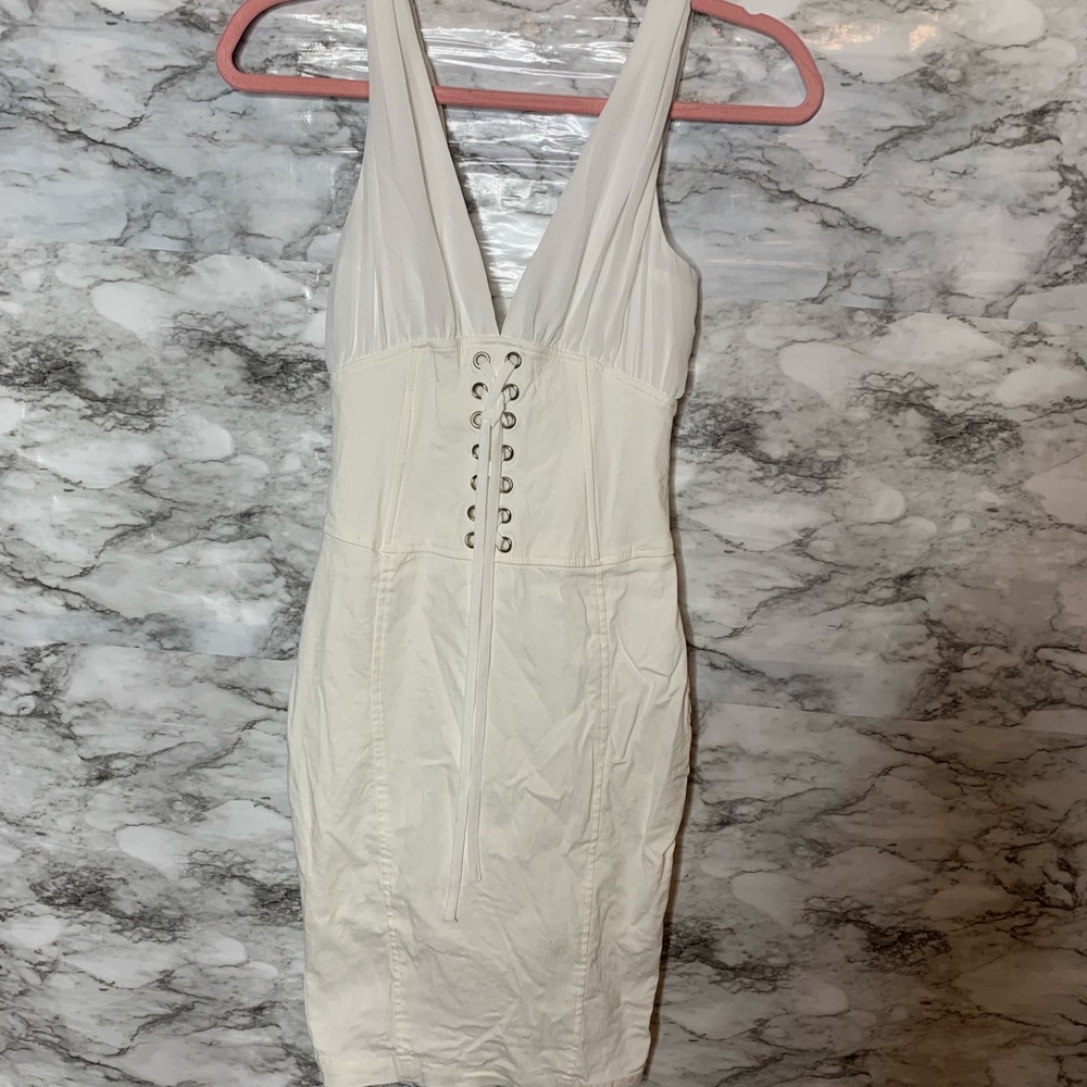 White Corset Dress